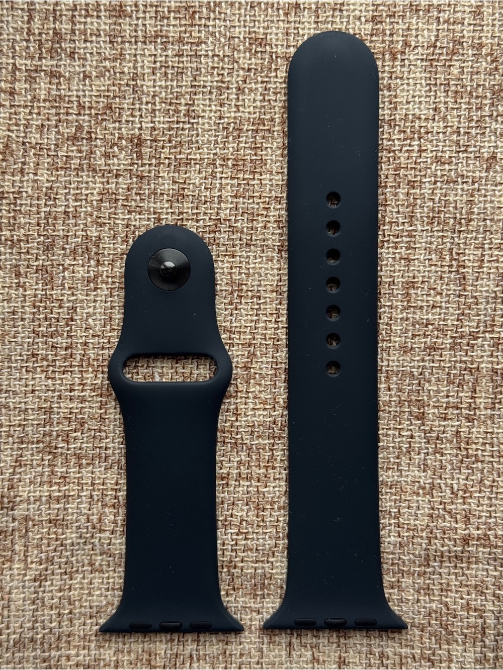 Apple Watch Sport Band Black M/L 46mm 45mm 44mm 49mm Ultra